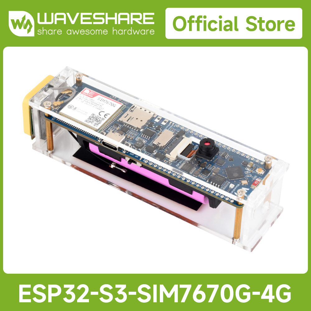 Lolin S3 - Waveshare ESP32-S3 SIM7670G 4G-Entwicklungsboard, LTE Cat-1/WiFi/Bluetooth/GNSS-Positionierung,
