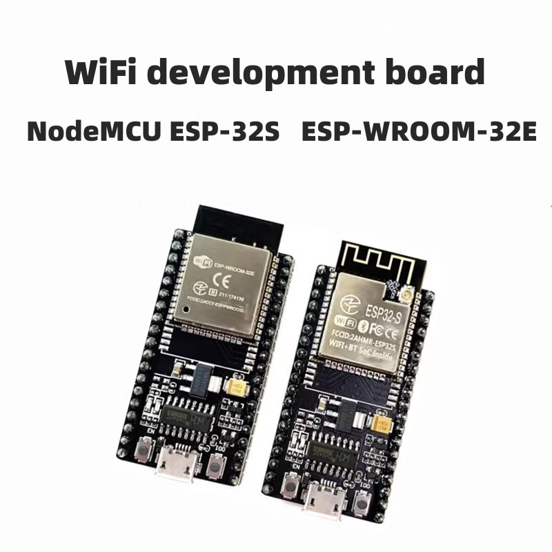 Nodemcu 32S - NodeMCU ESP-32S WiFi-Entwicklungsboard ESP-WROOM-32E Serielles Bluetooth-Modul