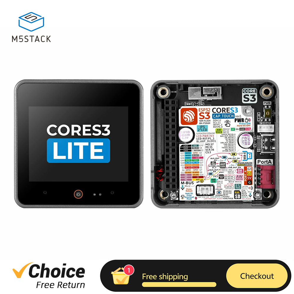Doit Esp32 - M5Stack CoreS3 Lite Programmierbarer IoT-Controller ESP32-S3