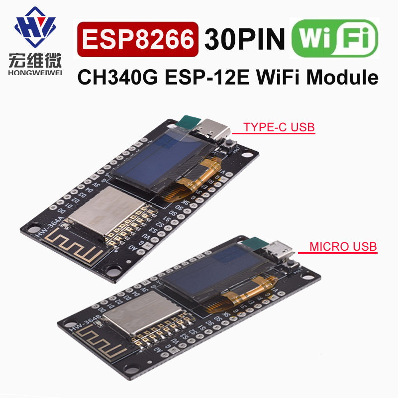Nodemcuv2 - NodeMCU ESP8266 V3 Entwicklungsboard mit 0,96
