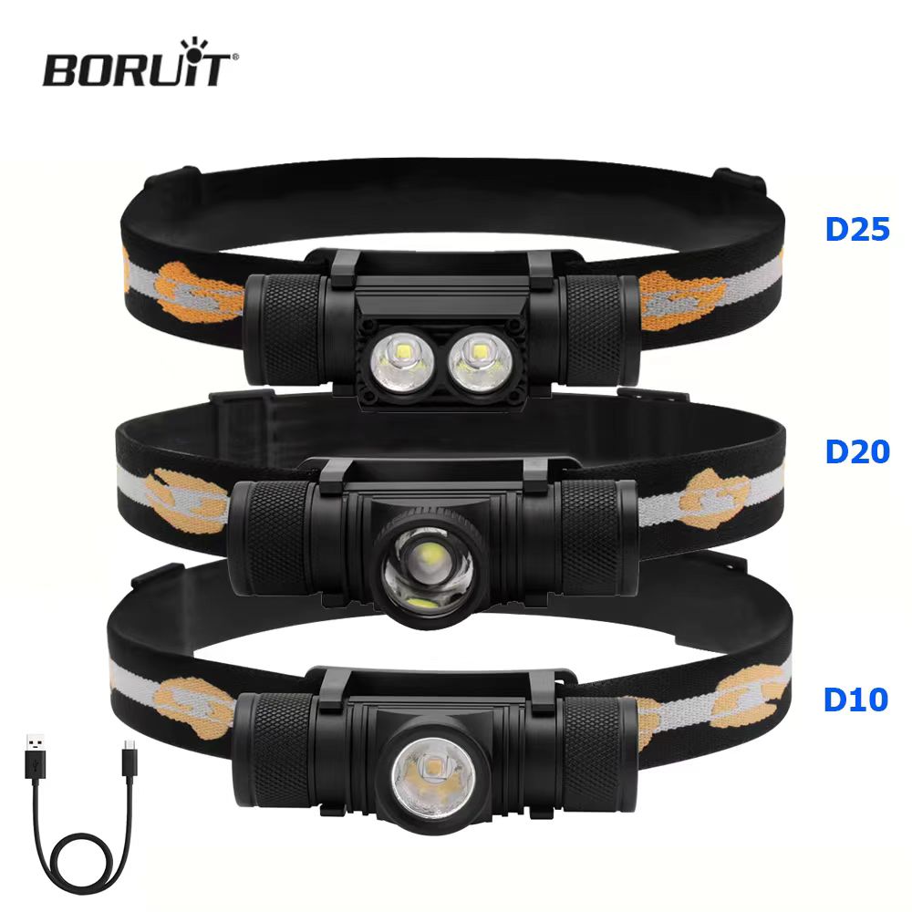 Lolin D32 - Boruit D10/D20 leistungs starke LED-Scheinwerfer 18650