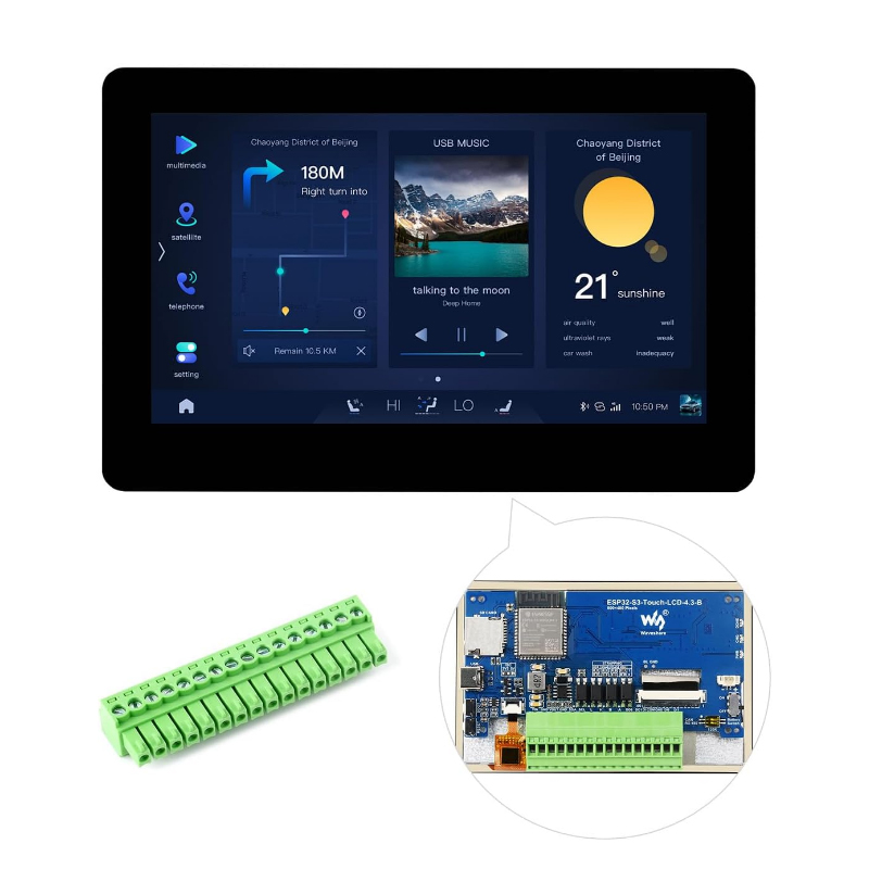 Waveshare ESP32-S3 4,3 Zoll IP – Lolin S3 Bewertung und Preis