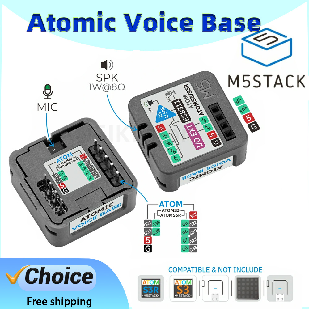 M5Stack Atomic Voice Base ES83 – M5Stack Bewertung und Preis